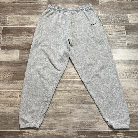 Nike Pants Vintage Nike Grey Sweatpants Black Nike Swoosh Poshmark